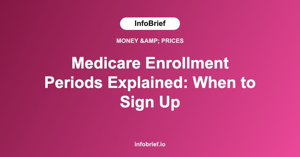 Medicare Enrollment Periods Explained: When to Sign Up