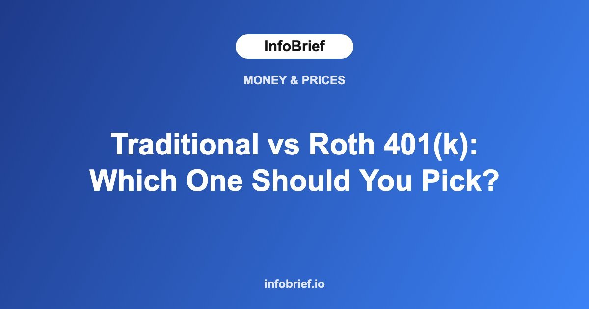 Traditional vs Roth 401(k): Which One Should You Pick?